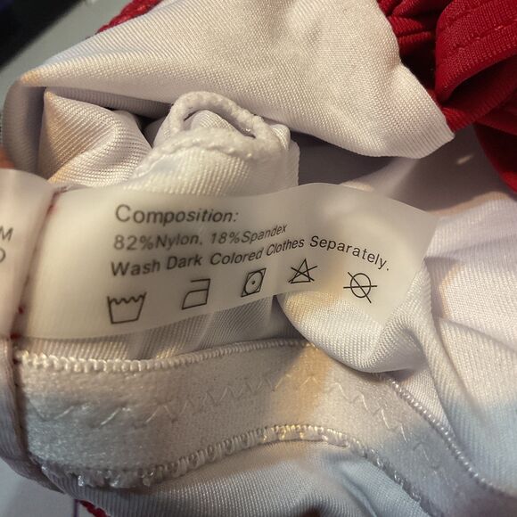 Zaful Crisscross Ruched Scalloped Bikini Medium - Picture 7 of 10